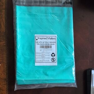 10 x 13‎ inch Teal Poly Mailers- 100